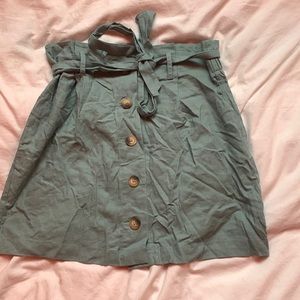 Top shop tie skirt